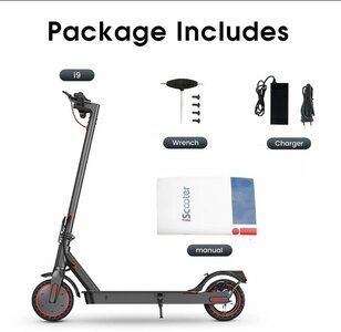 i9 8,5 inch elektrische step 350W 7,5Ah scooter voor volwassenen 30 km/u snelheid 30 km maximaal bereik honingraatband opvouwbare scooters met APP