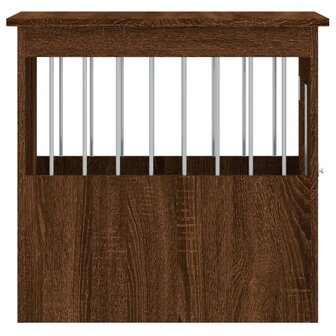 Hondenbench 45x62x59 cm bewerkt hout bruin eikenkleur