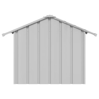 Hondenhok met dak 85x107x81 cm gegalvaniseerd staal