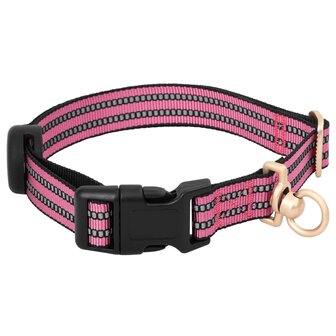 Hondentuigje met riem en halsband verstelbaar L roze