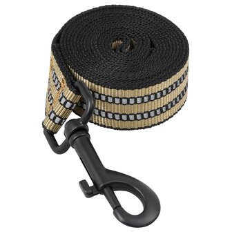 Hondentuigje met riem en halsband verstelbaar M bruin