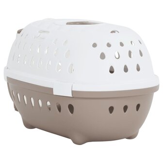 Reismand 50x34,5x32 cm polypropeen wit en bruin