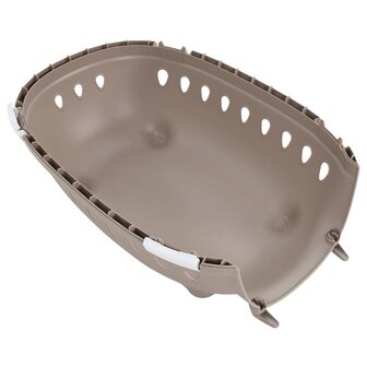 Reismand 50x34,5x32 cm polypropeen wit en bruin