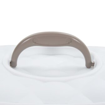 Reismand 50x34,5x32 cm polypropeen wit en bruin