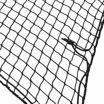 Aanhangwagennet Elastisch Touw 6X3,5 M Polypropeen 1 6 x 3.5 m Zwart
