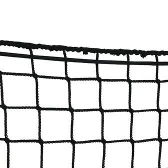 Aanhangwagennet Elastisch Touw 6X3,5 M Polypropeen 1 6 x 3.5 m Zwart