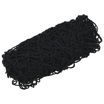 Aanhangwagennet elastisch touw 4x2,5 m polypropeen zwart