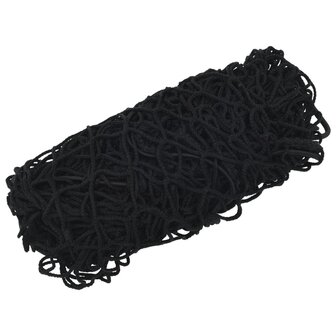 Aanhangwagennet Elastisch Touw Polypropeen 1 4 x 3 m Zwart