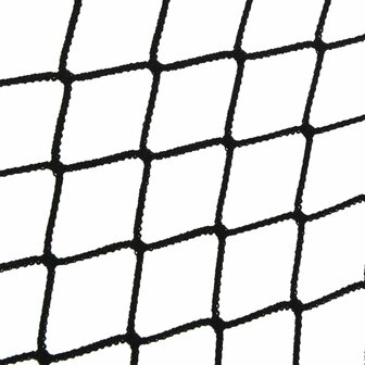 Aanhangwagennet Elastisch Touw Polypropeen 1 4 x 3 m Zwart