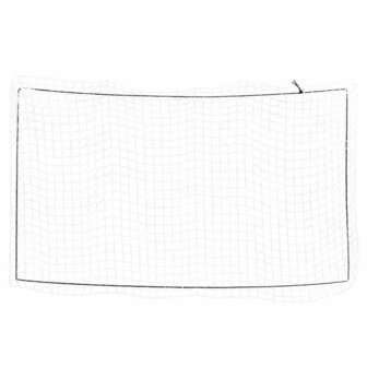 Aanhangwagennet elastisch touw 2,7x1,5 m polypropeen wit