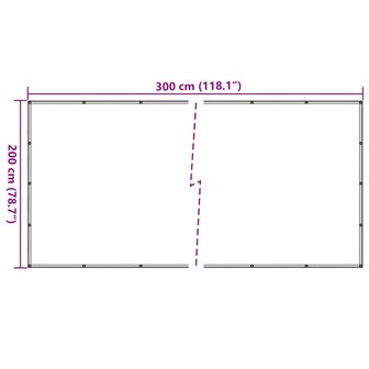 Aanhangwagennet 2x3 m HDPE groen