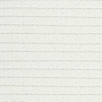 Opbergmand &Oslash; 38x46 cm katoen bruin en wit