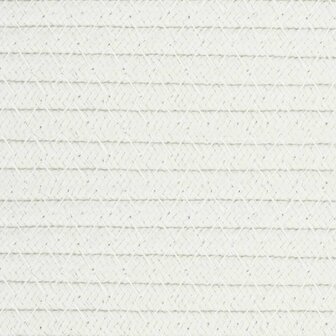 Opbergmand &Oslash; 51x33 cm katoen grijs en wit