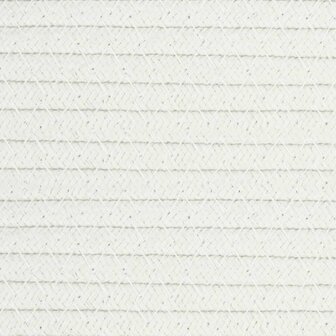 Opbergmand &Oslash; 38x46 cm katoen grijs en wit
