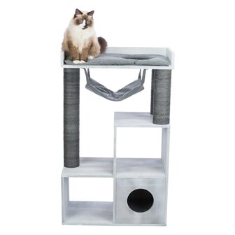 Kattenmeubel met een schap 72x38x110 cm grijs