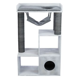 Kattenmeubel met een schap 72x38x110 cm grijs