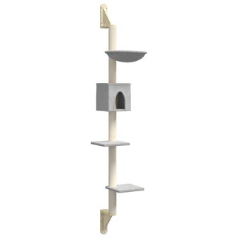 Kattenmeubel Wandgemonteerd Met Krabpaal 187 Cm