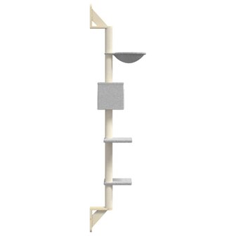 Kattenmeubel Wandgemonteerd Met Krabpaal 187 Cm