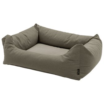 Hondenbed voor buiten Manchester 80x67x22 cm taupe