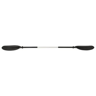 Kajak opblaasbaar 375x72x31 cm polyester zwart