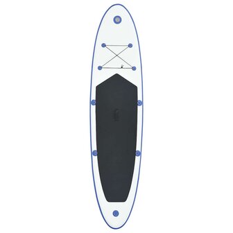 Stand-up paddleboard opblaasbaar blauw en wit