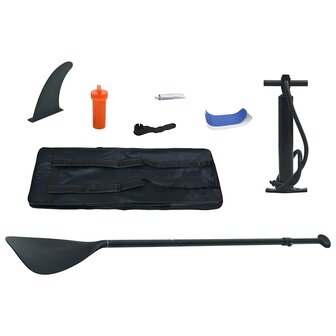 Stand Up Paddleboardset opblaasbaar blauw en wit