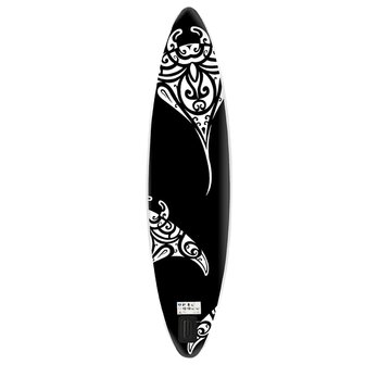 Stand Up Paddleboardset opblaasbaar 366x76x15 cm zwart