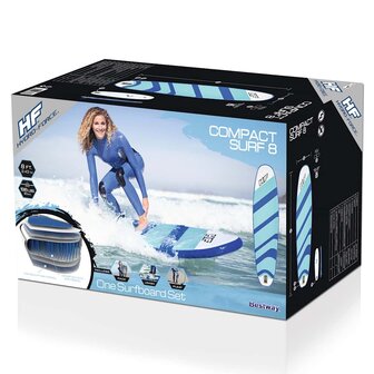 Hydro Force Surfplank opblaasbaar 243x57x7 cm