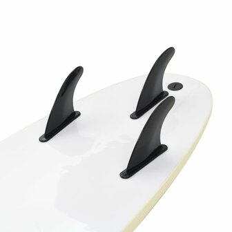 Surfplank 170 cm blauw en cr&egrave;me