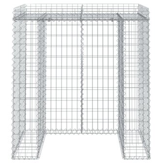 Schanskorf voor vuilnisbak 110x91x120 cm gegalvaniseerd ijzer