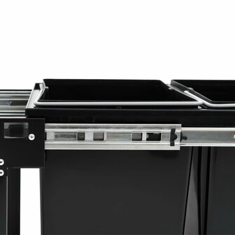 Inbouwprullenbak uittrekbaar soft-close 36 L