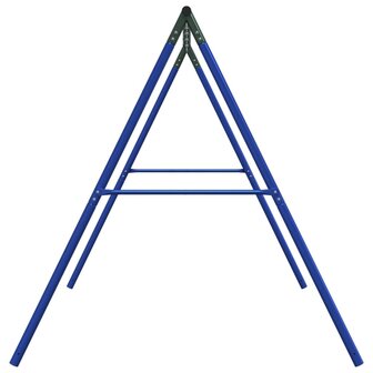 Schommelframe voor buiten met 6 ophanghaken staal blauw