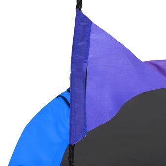 Nestschommel met vlaggetjes 100 cm regenboogkleurig