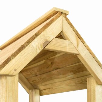 Speelhuis 285x305x226,5 cm ge&iuml;mpregneerd grenenhout