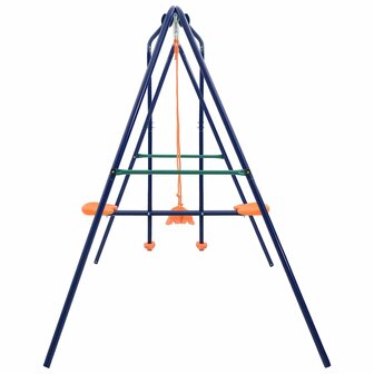 Schommelset met 3 zitjes staal