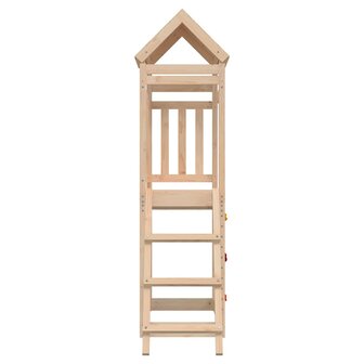 Speelhuis 52,5x110,5x214 cm massief grenenhout