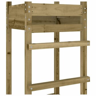 Speeltoren 52,5x46,5x206,5 cm ge&iuml;mpregneerd grenenhout