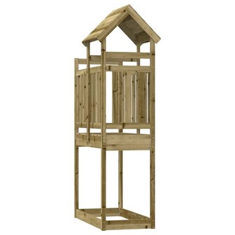 Speeltoren 52,5x110,5x214 cm ge&iuml;mpregneerd grenenhout