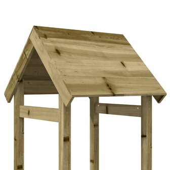 Speeltoren 53x46,5x194 cm ge&iuml;mpregneerd grenenhout