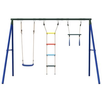 Schommelset met schommels, trapeze en ladder
