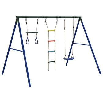 Schommelset met schommels, trapeze en ladder