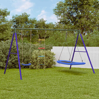 Schommelset met schommel, ladder en nestschommel