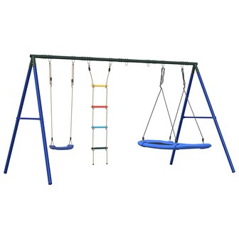 Schommelset met schommel, ladder en nestschommel