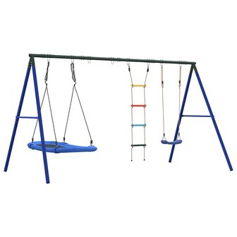Schommelset met schommel, ladder en nestschommel