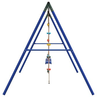 Schommelset met schommels, ladder en klimtouw met schijven