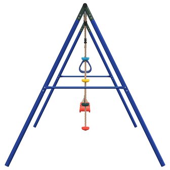 Schommelset met schommels, trapeze en klimschommel met schijven