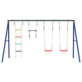 Schommelset met schommels, trapeze en ladder