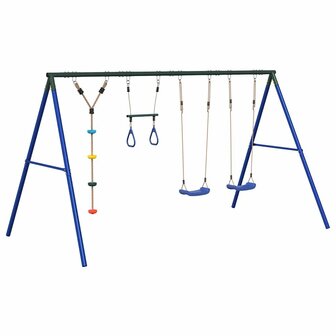 Schommelset met schommels, trapeze en klimschommel met schijven