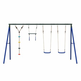 Schommelset met schommels, trapeze en klimschommel met schijven