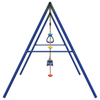 Schommelset met schommels, trapeze en klimschommel met schijven